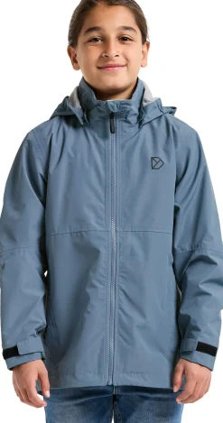 Didriksons Kids' Piko Jacket 9 Blue Fog