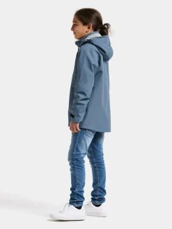 Didriksons Kids' Piko Jacket 9 Blue Fog