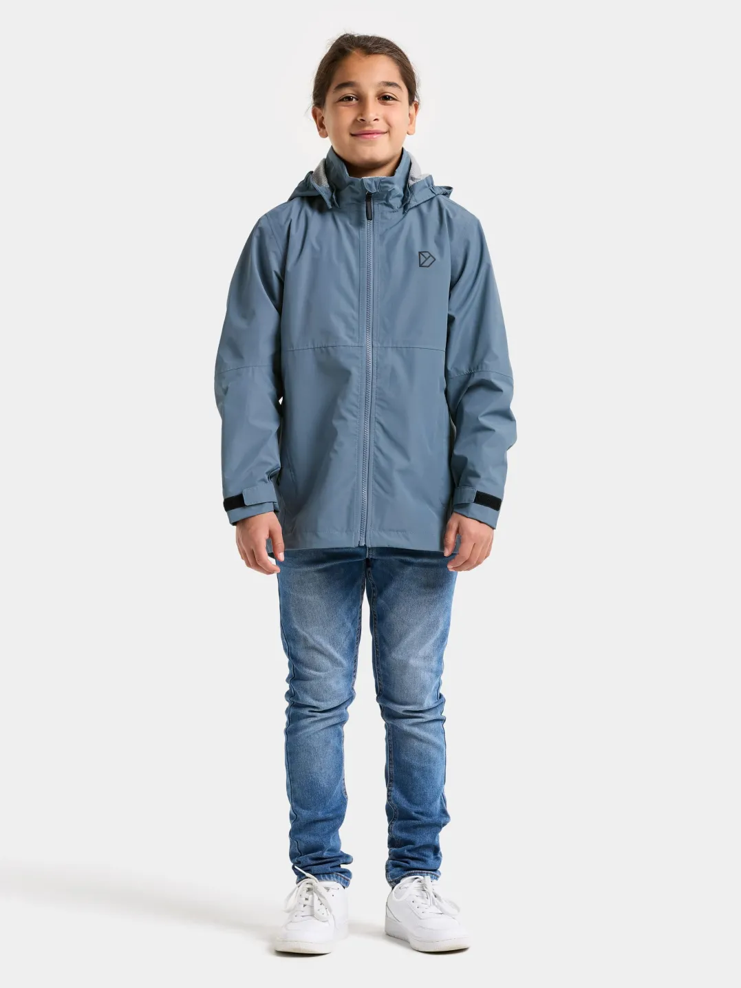 Didriksons Kids' Piko Jacket 9 Blue Fog