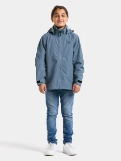 Didriksons Kids' Piko Jacket 9 Blue Fog