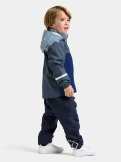 Didriksons Kids' Pilvi Jacket 2 Blue Fog