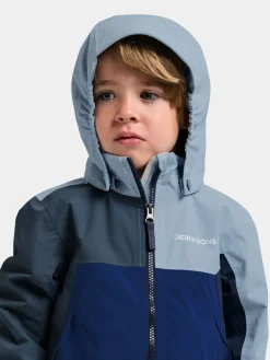 Didriksons Kids' Pilvi Jacket 2 Blue Fog