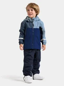 Didriksons Kids' Pilvi Jacket 2 Blue Fog