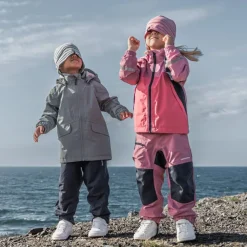 Didriksons Kids' Pilvi Jacket 2 Heather Pink