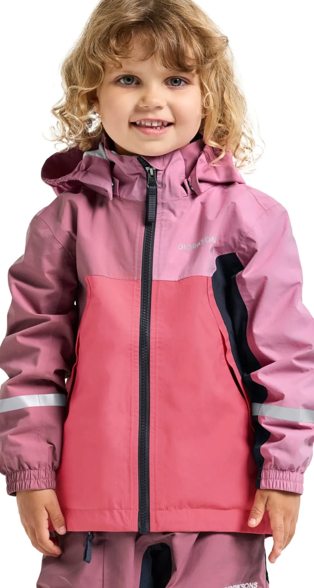 Didriksons Kids' Pilvi Jacket 2 Heather Pink