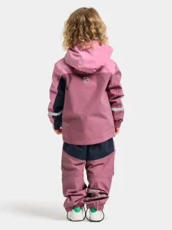 Didriksons Kids' Pilvi Jacket 2 Heather Pink