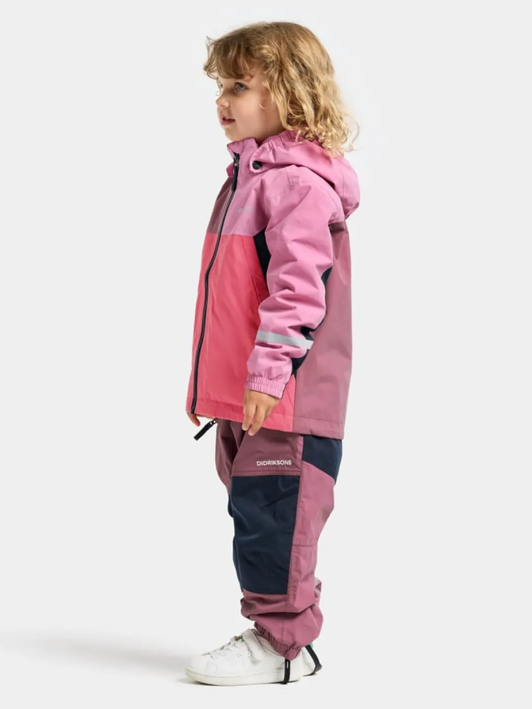 Didriksons Kids' Pilvi Jacket 2 Heather Pink
