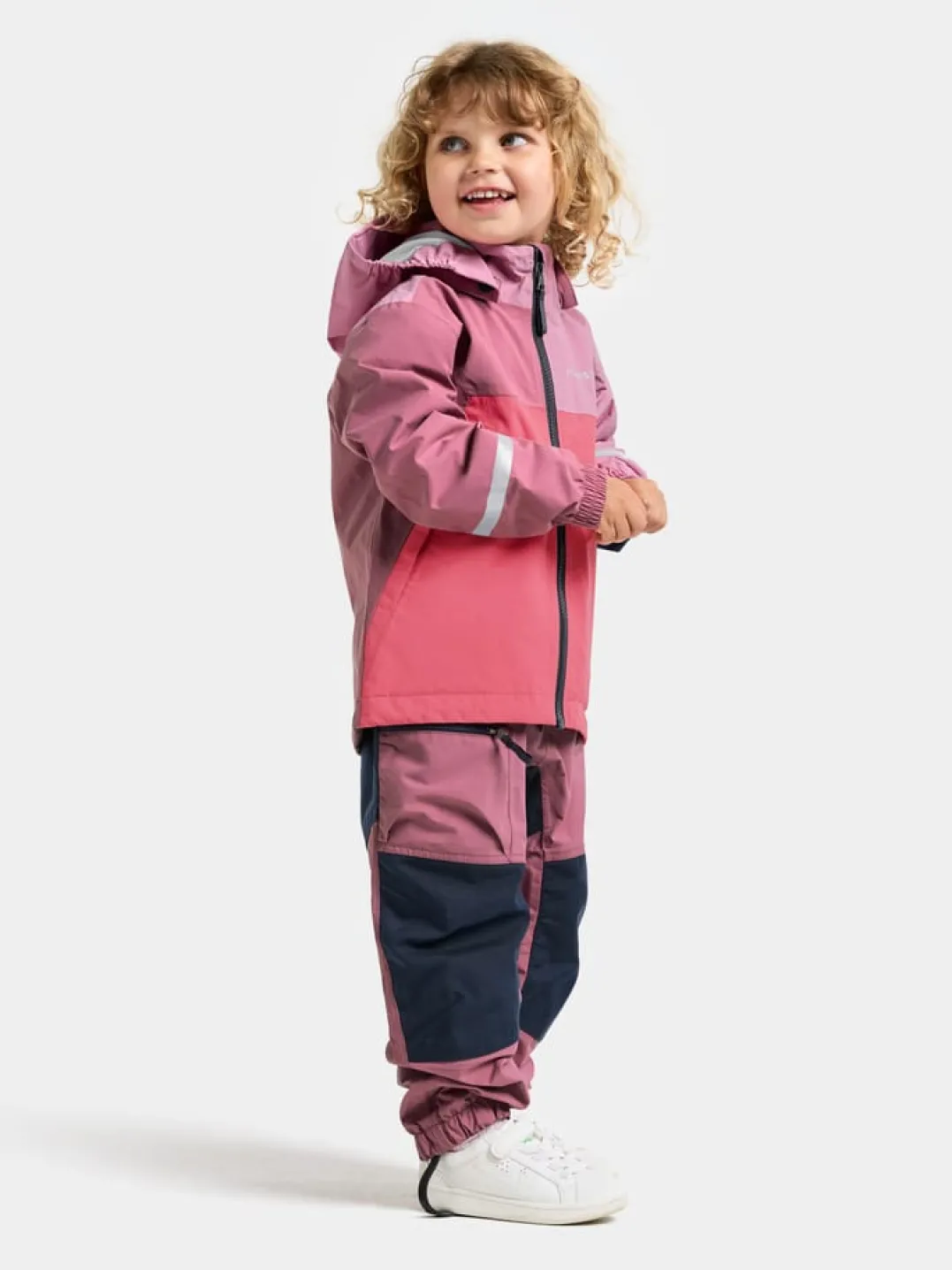 Didriksons Kids' Pilvi Jacket 2 Heather Pink