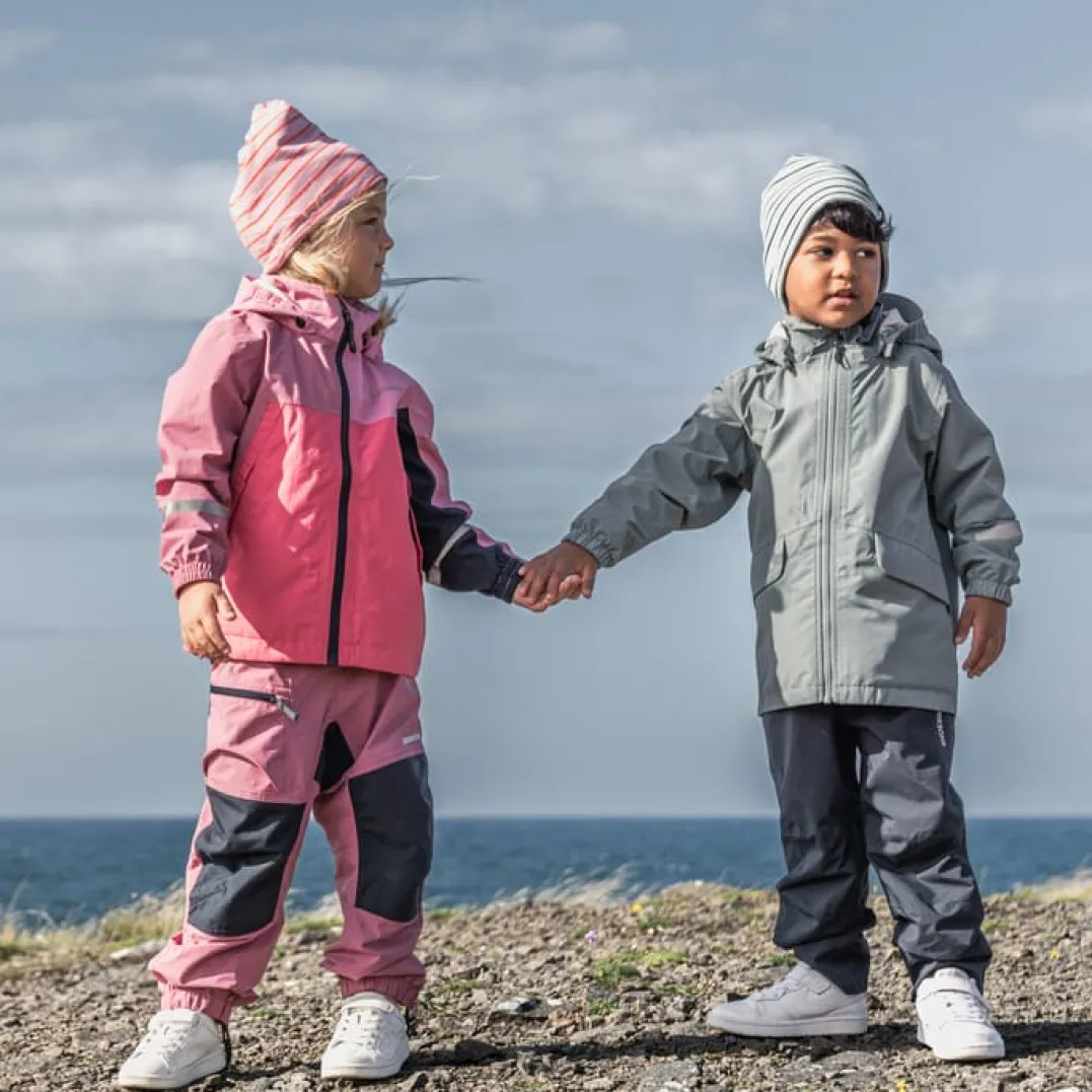 Didriksons Kids' Pilvi Jacket 2 Heather Pink