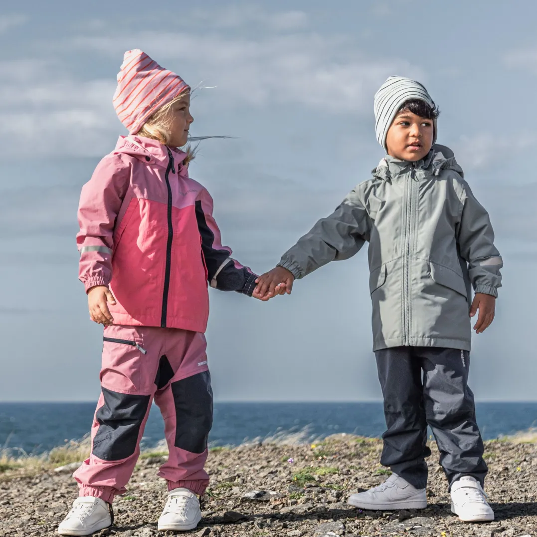 Didriksons Kids' Pilvi Jacket 2 Heather Pink