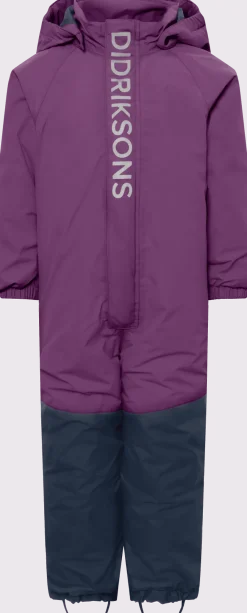 Didriksons Kids' Talvi Coverall Northen Purple
