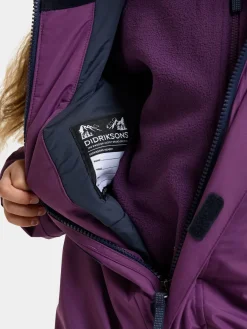 Didriksons Kids' Talvi Coverall Northen Purple