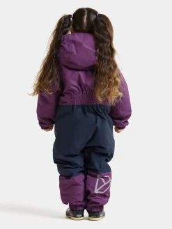 Didriksons Kids' Talvi Coverall Northen Purple