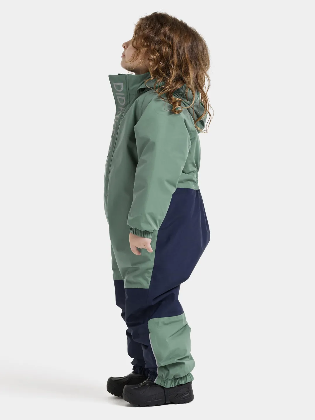 Didriksons Kids' Talvi Coverall Dark Moss