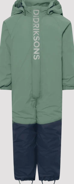 Didriksons Kids' Talvi Coverall Dark Moss