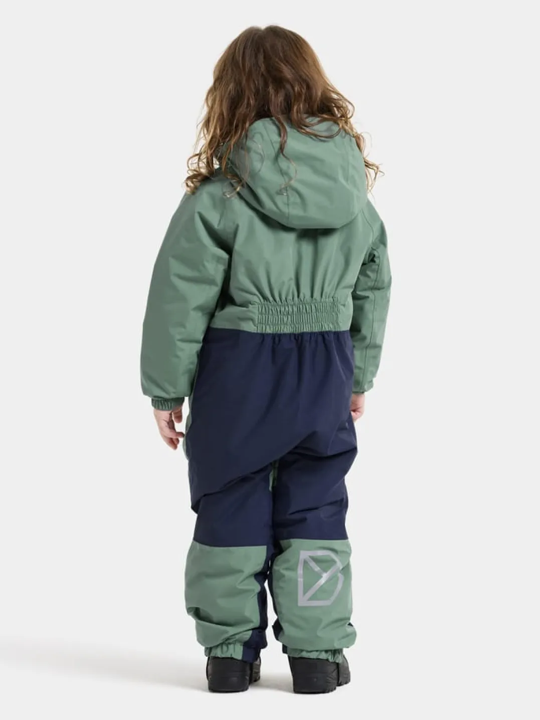 Didriksons Kids' Talvi Coverall Dark Moss