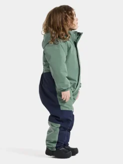 Didriksons Kids' Talvi Coverall Dark Moss