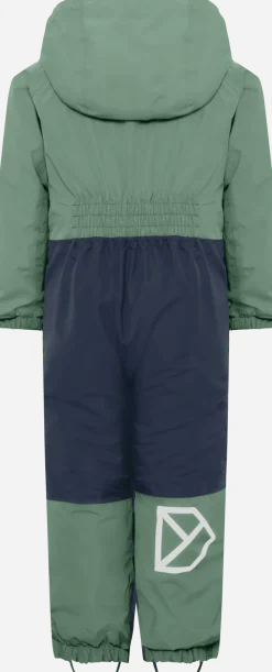 Didriksons Kids' Talvi Coverall Dark Moss