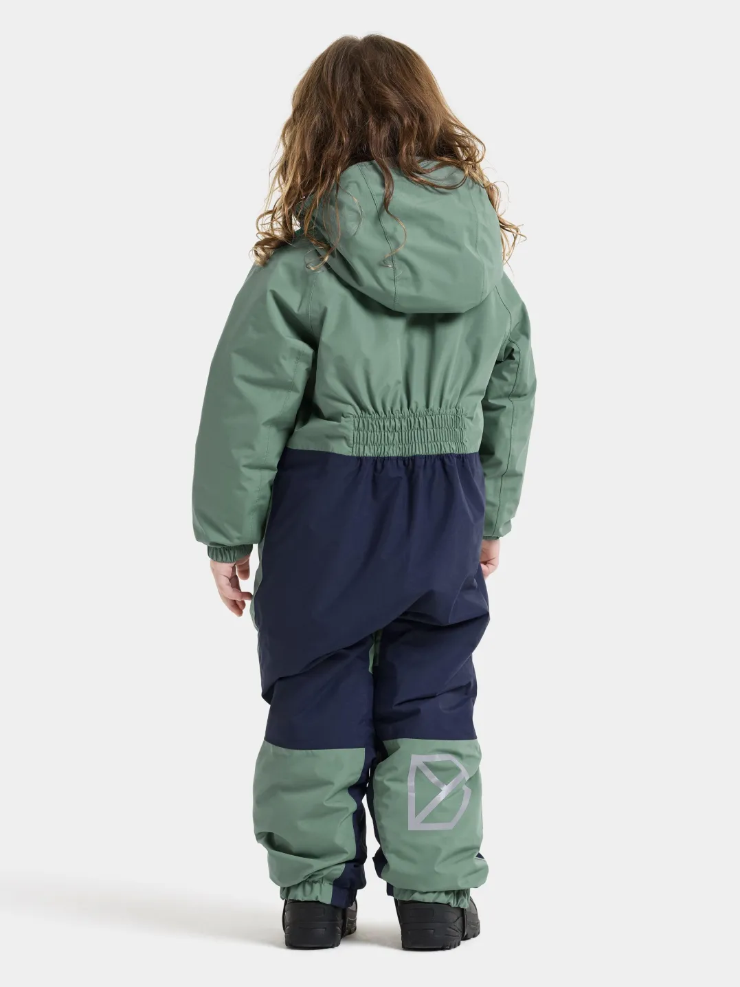 Didriksons Kids' Talvi Coverall Dark Moss
