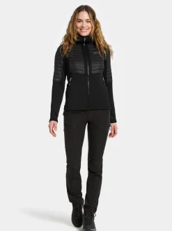 Didriksons Women's Annema Full Zip 6 Black