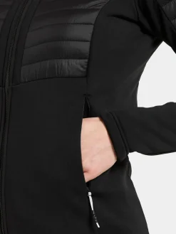 Didriksons Women's Annema Full Zip 6 Black