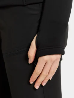 Didriksons Women's Annema Full Zip 6 Black