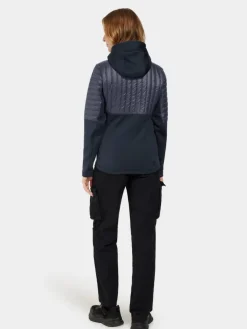 Didriksons Women's Annema Full Zip 6 Dark Night Blue