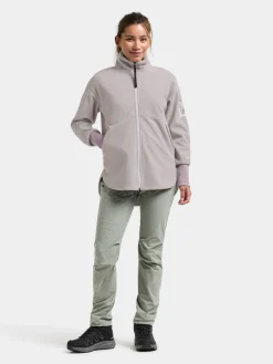 Didriksons Women's Ronja Full Zip Sunrise Mist