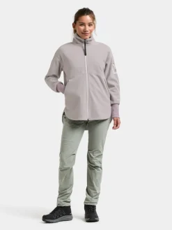 Didriksons Women's Ronja Full Zip Sunrise Mist