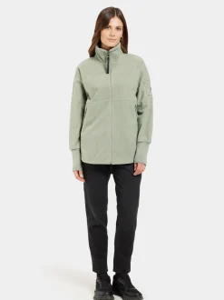 Didriksons Women's Ronja Full Zip Wilted Leaf