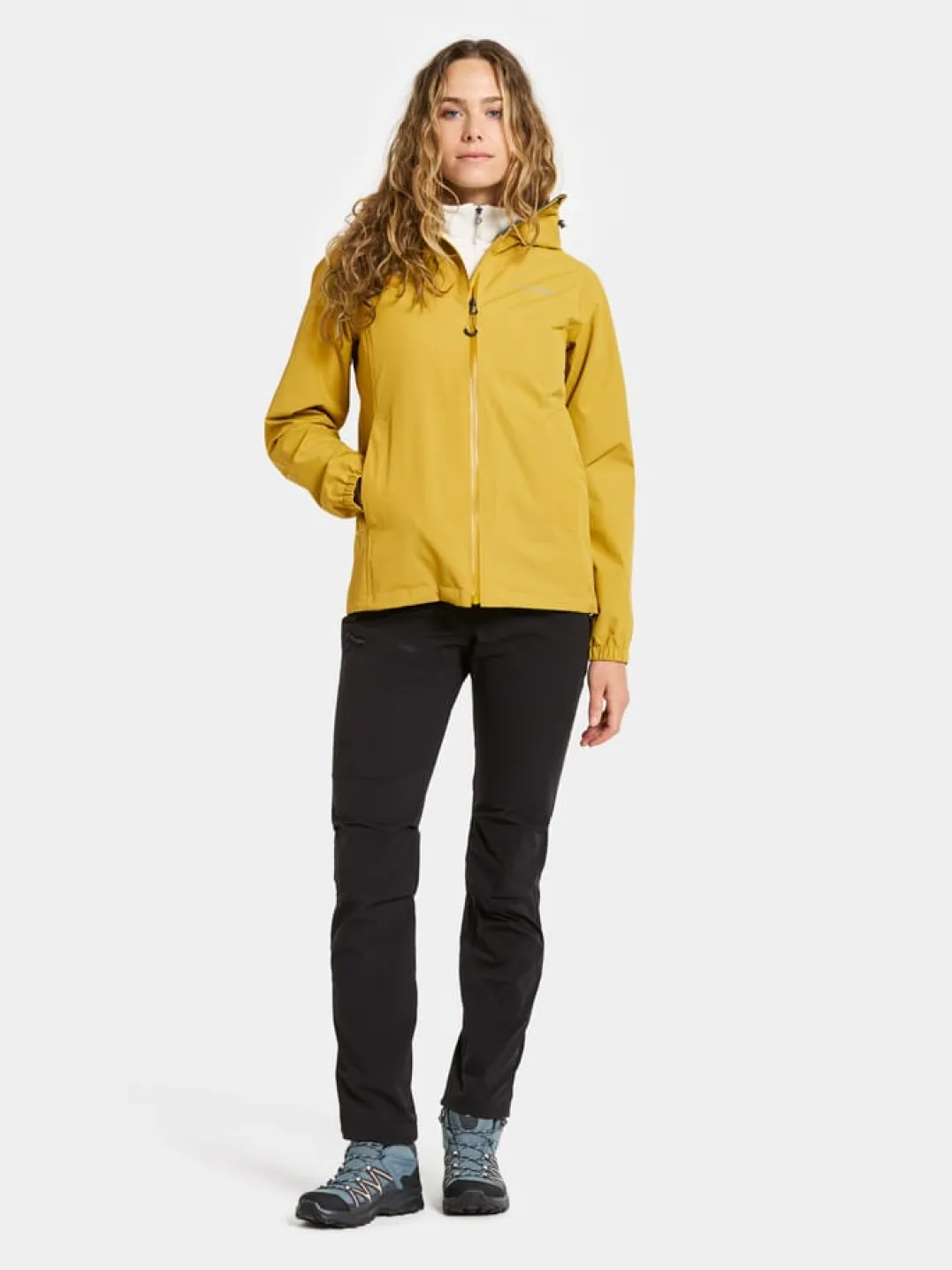 Didriksons Women's Varja Jacket 2 Yellow Pollen