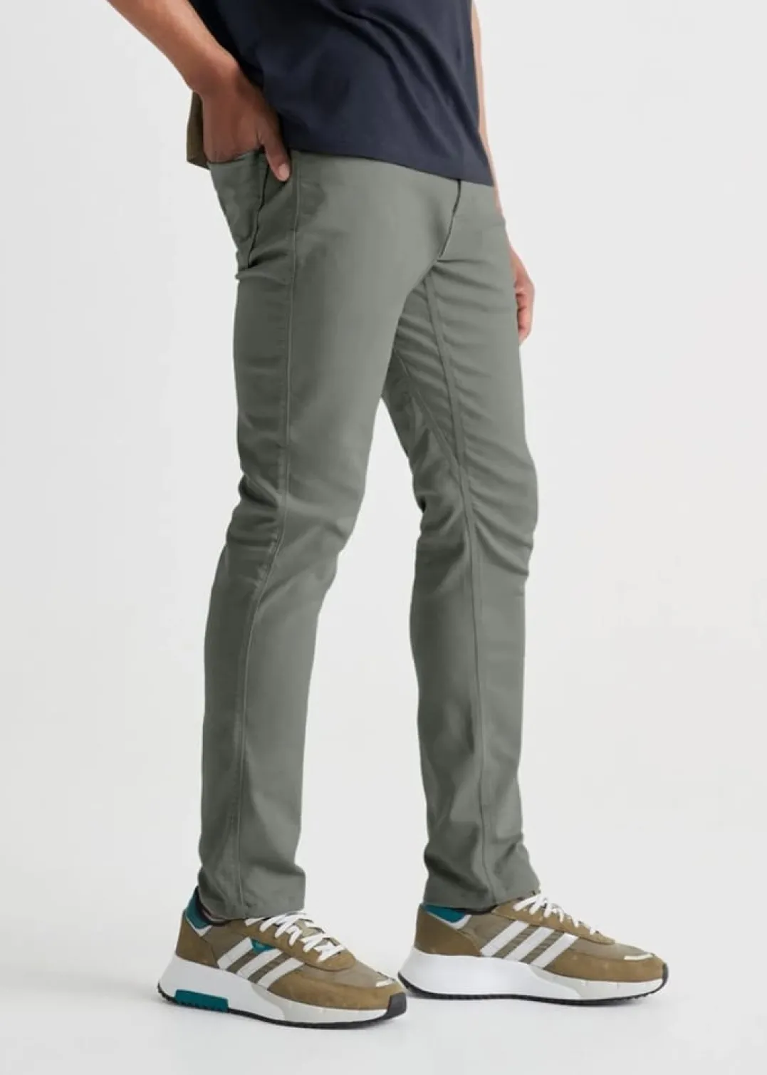 Duer No Sweat Pant Slim Gull