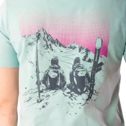 Dynafit Back Graphic Co T-Shirt W Cloud Blue/twilight