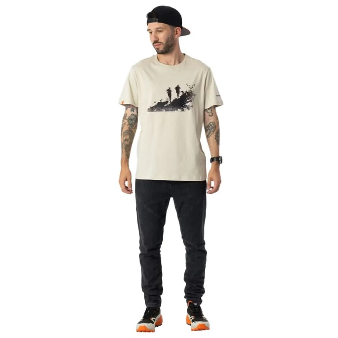 Dynafit Graphic Co M S/S Tee Overcast/runners