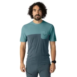 Dynafit Transalper Pocket S/S Tee M Smoke Blue/0720