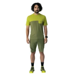 Dynafit Transalper Pocket S/S Tee M Golden Lime/5a40