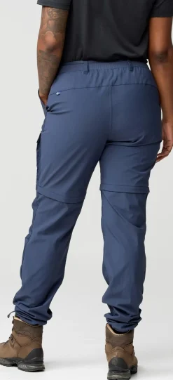 Fjällräven Abisko Hybrid Trail Trs Zip-Off W Navy