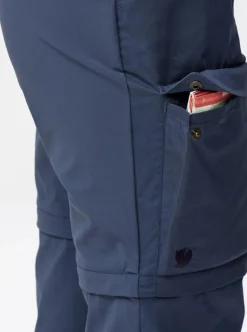 Fjällräven Abisko Hybrid Trail Trs Zip-Off W Navy