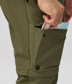 Fjällräven Abisko Hybrid Trail Trs Zip-Off M Laurel Green