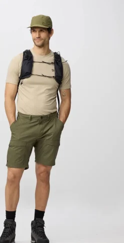 Fjällräven Abisko Hybrid Trail Trs Zip-Off M Laurel Green