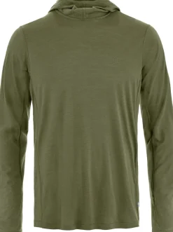 Fjällräven Abisko Wool Hoodie M Laurel Green