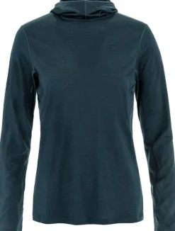 Fjällräven Abisko Wool Hoodie W Dark Navy