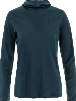 Fjällräven Abisko Wool Hoodie W Dark Navy