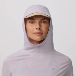 Fjällräven Abisko Wool Hoodie W Lavender Mist