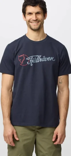 Fjällräven Archive Logo T-Shirt M Dark Navy