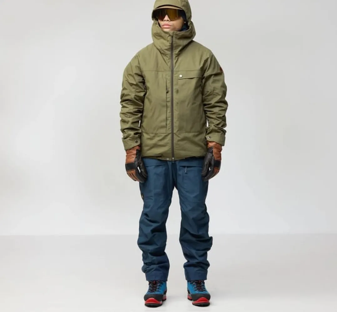 Fjällräven Bergtagen G-1000 Jacket M Flame Orange-mountain Blue
