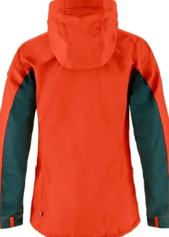 Fjällräven Bergtagen G-1000 Jacket W Flame Orange-mountain Blue