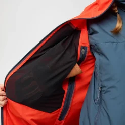 Fjällräven Bergtagen G-1000 Jacket W Flame Orange-mountain Blue