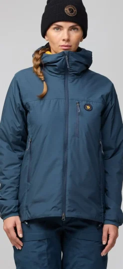 Fjällräven Bergtagen 60 Insulation Jkt W Mountain Blue-mustard Yellow