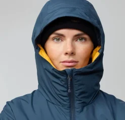 Fjällräven Bergtagen 60 Insulation Jkt W Mountain Blue-mustard Yellow